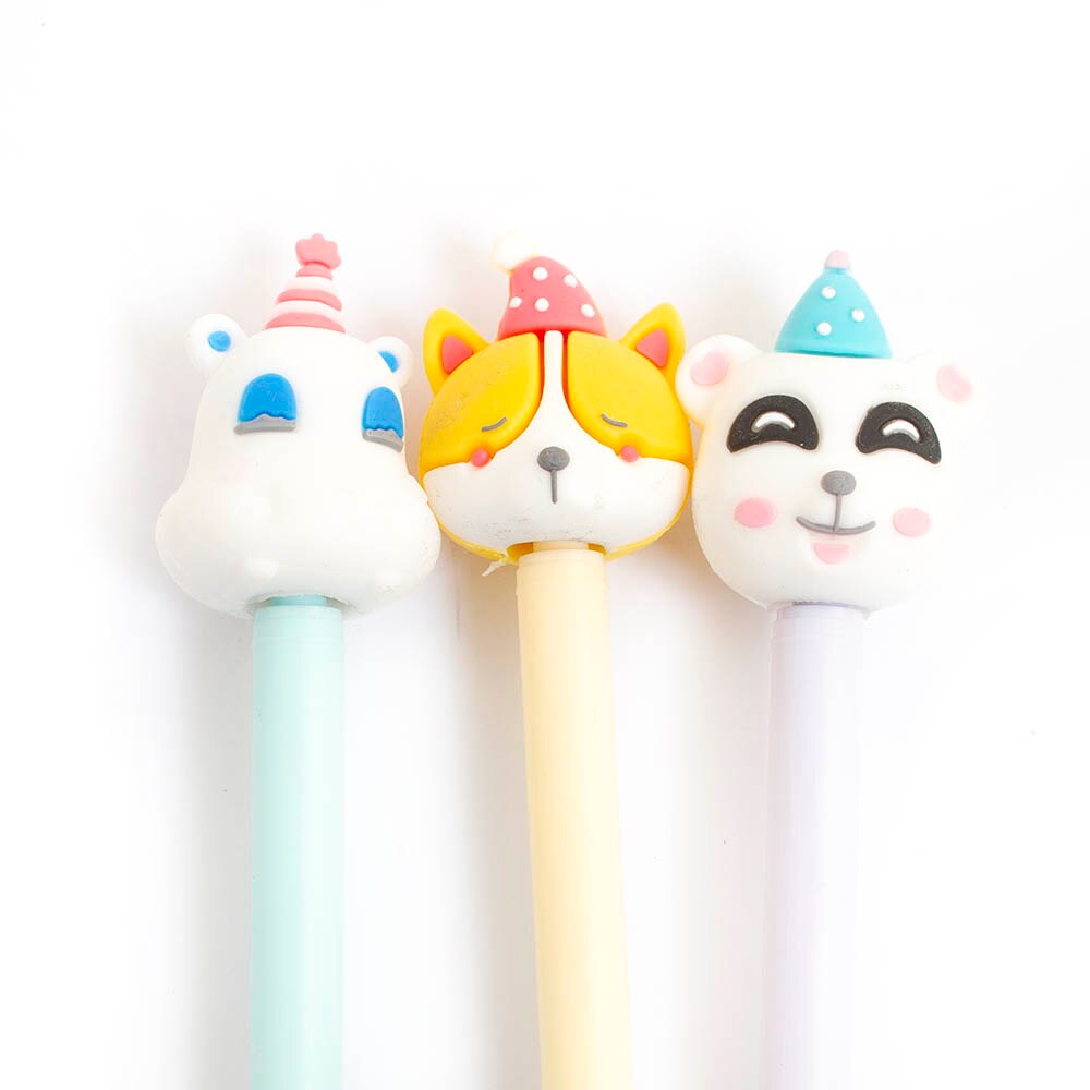 Iwako, Novelty, Gel Pen, Party Animals